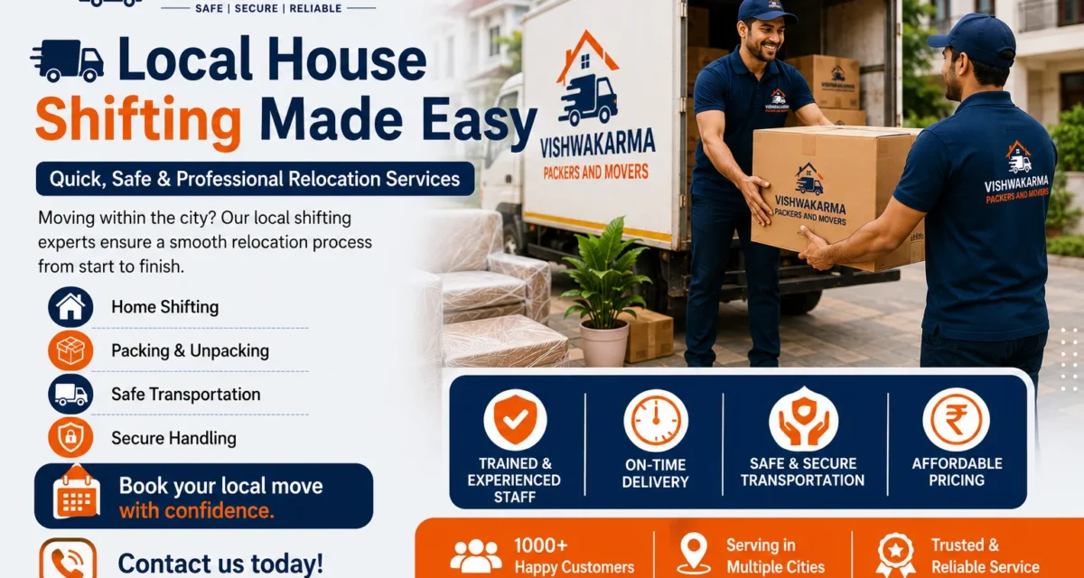 Affordable Home Relocation Services by Vishwakarma Packers and Movers