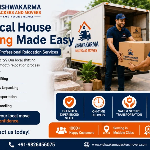 Affordable Home Relocation Services by Vishwakarma Packers and Movers