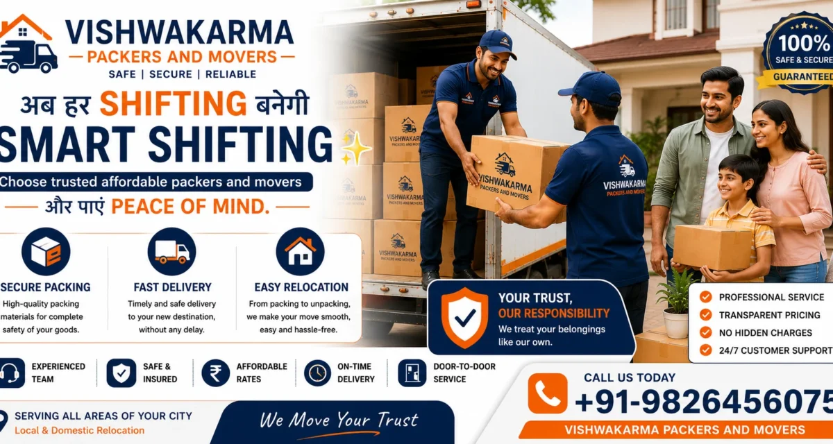Trusted Movers and Packers in Katni MP: Why Vishwakarma Packers and Movers are the Right Choice for Your Home
