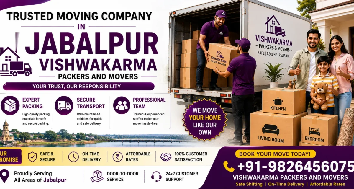 Trusted Moving Company in Jabalpur: Vishwakarma Packers and Movers