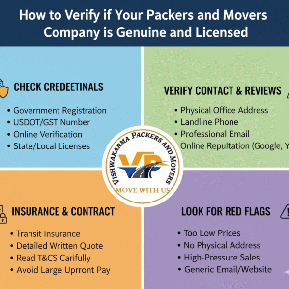 How to Verify if Your Packers and Movers Company is Genuine and Licensed